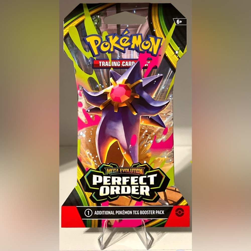 Pokémon TCG: Mega Evolution Perfect Order - STARMIE Print - 1 TCG Booster Pack